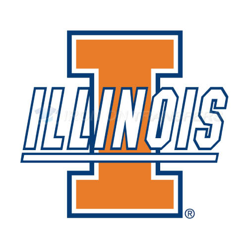 Illinois Fighting Illini Logo T-shirts Iron On Transfers N4609 - Click Image to Close